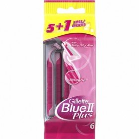 Gillette Venus Blue II Plus cuchillas desechables mujer 5+1 ud
