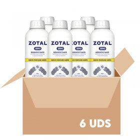 Zotal Zero. Desinfectante, microbicida, fungicida y desodorizante 1 litro. Caja 6 uds