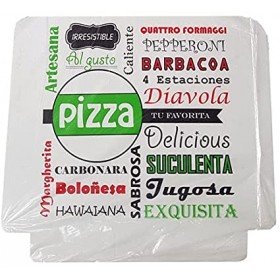 Caja para pizza de 30x30x4 cm. Caja de 100 uds