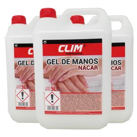 Gel de manos dermo Clim Profesional - 3 garrafas 5 Litros
