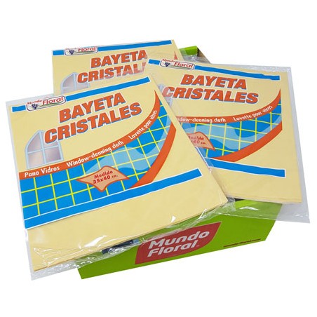 Comprar BAYETAS MICROFIBRA LIMPIA CRISTALES 40x38 cm PACK 6 UDS. 